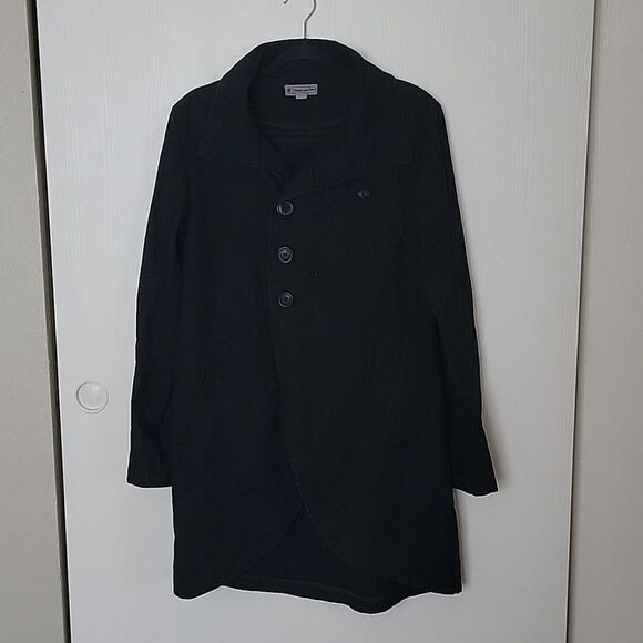 Charles and a half curved hem jean jacket - Picture 1 of 4